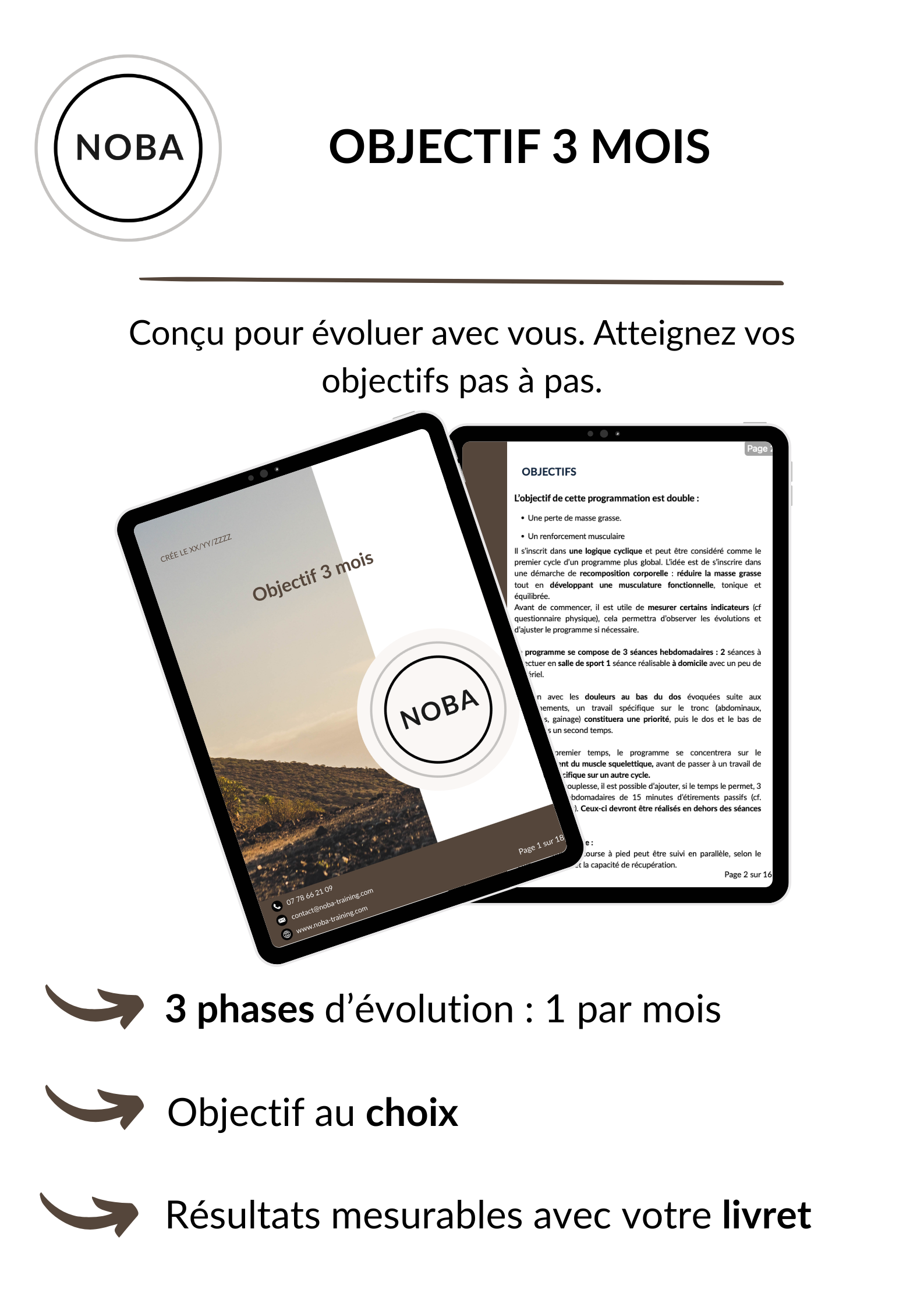 Visuel NOBA Objectif 3 mois